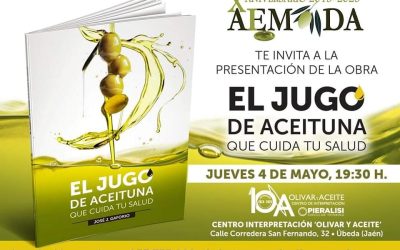 PRESENTATION OF THE BOOK “THE OLIVE JUICE THAT CARES FOR YOUR HEALTH”.